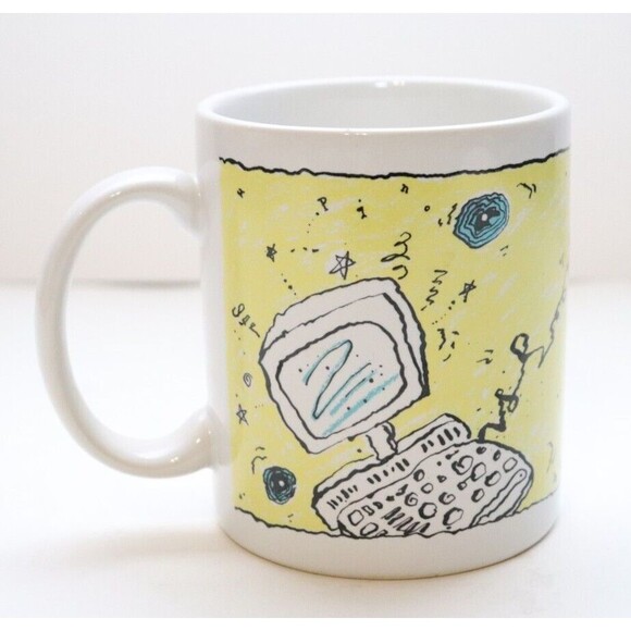 Shoebox Greetings Will Someone‎ Please Shoot the Computer? Coffee Mug Cup - Picture 2 of 4